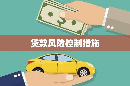 朔城贷款风险控制措施