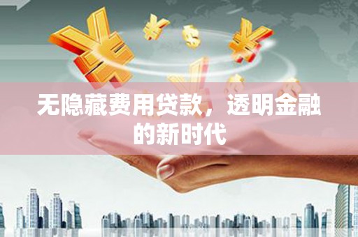 朔城无隐藏费用贷款，透明金融的新时代