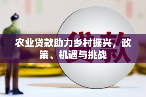 朔城农业贷款助力乡村振兴，政策、机遇与挑战