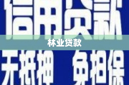 朔城林业贷款