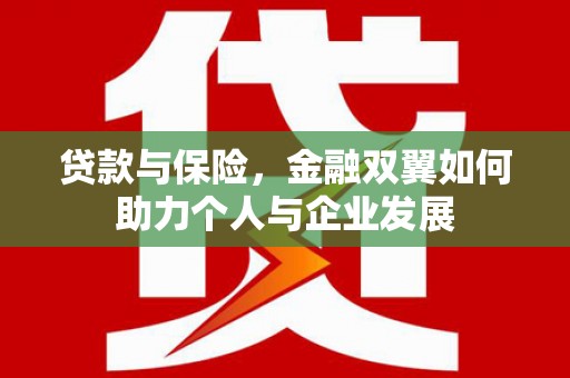 朔城贷款与保险，金融双翼如何助力个人与企业发展