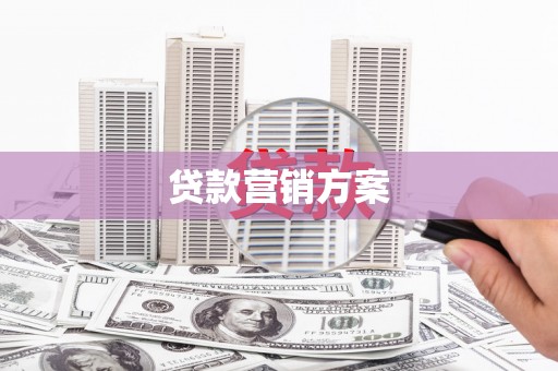 朔城贷款营销方案