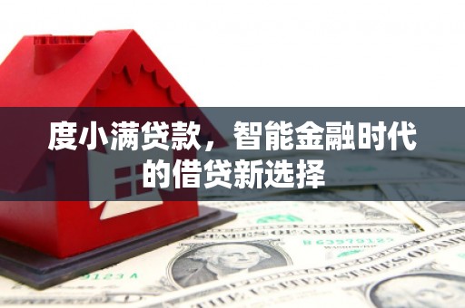 朔城度小满贷款，智能金融时代的借贷新选择