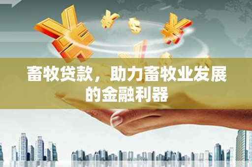 朔城畜牧贷款，助力畜牧业发展的金融利器