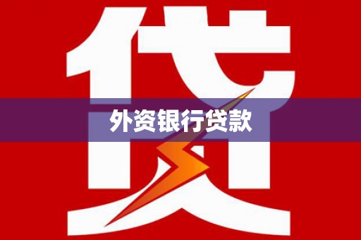 朔城外资银行贷款