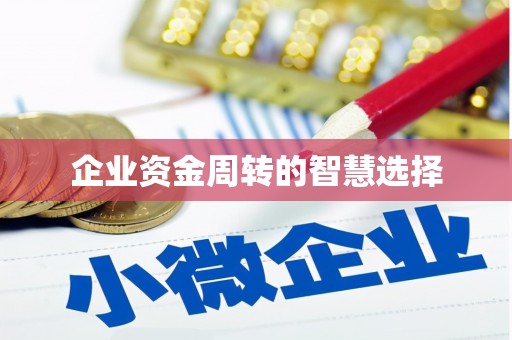 朔城企业资金周转的智慧选择
