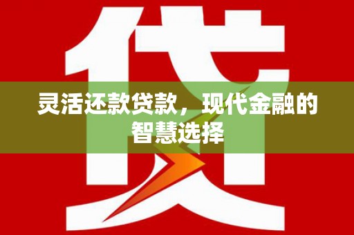 朔城灵活还款贷款，现代金融的智慧选择