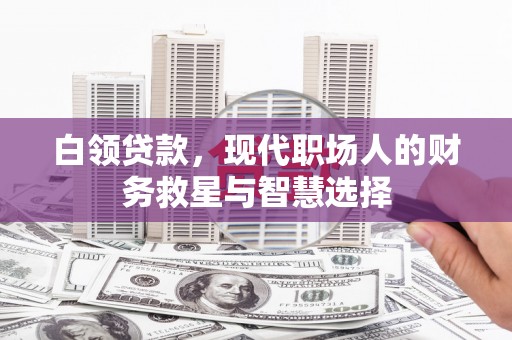 朔城白领贷款，现代职场人的财务救星与智慧选择