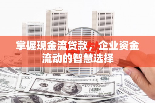 朔城掌握现金流贷款，企业资金流动的智慧选择