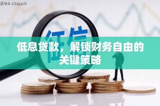朔城低息贷款，解锁财务自由的关键策略