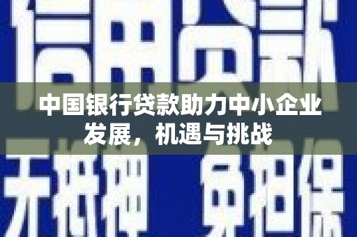 朔城中国银行贷款助力中小企业发展，机遇与挑战