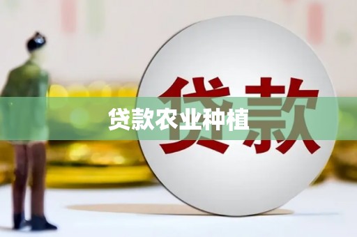朔城贷款农业种植