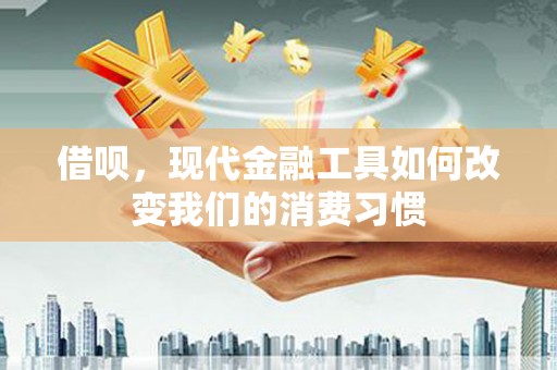 朔城借呗，现代金融工具如何改变我们的消费习惯