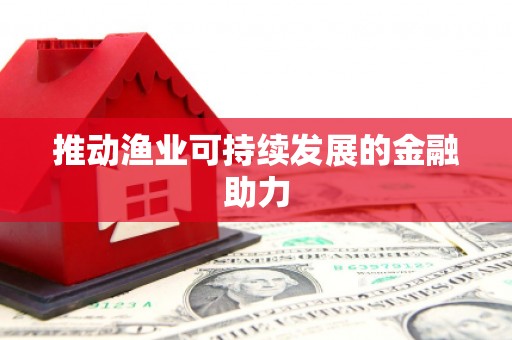 朔城推动渔业可持续发展的金融助力
