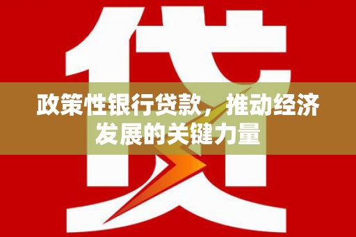 朔城政策性银行贷款，推动经济发展的关键力量