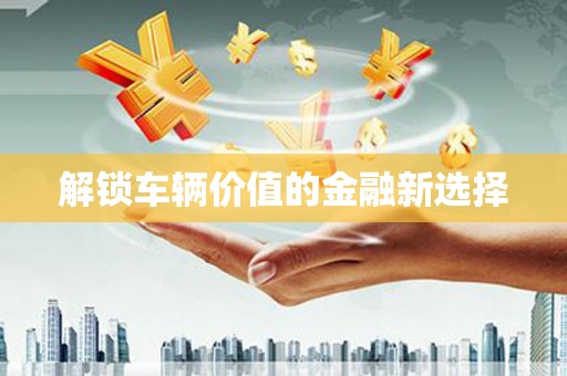 朔城解锁车辆价值的金融新选择