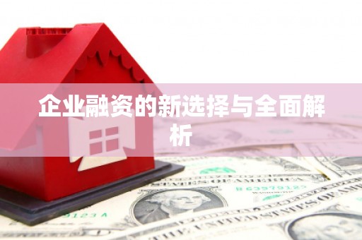 朔城企业融资的新选择与全面解析