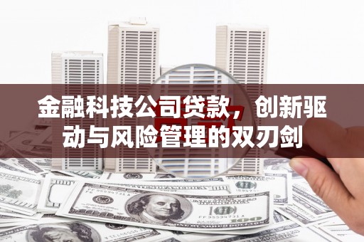 朔城金融科技公司贷款，创新驱动与风险管理的双刃剑