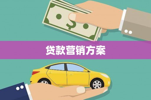 朔城贷款营销方案